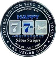 -200 Las Vegas Club Silver Strikers 7th Anniversary obv.